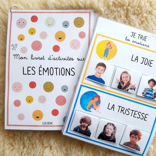 Livret d'activités émotions – livret d'apprentissage sur les émotions - maternelle