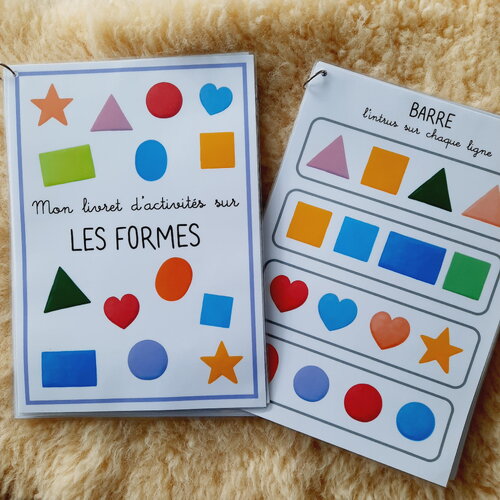 Livret d'activités sur les formes – niveau maternelle - livret d'apprentissage sur les formes