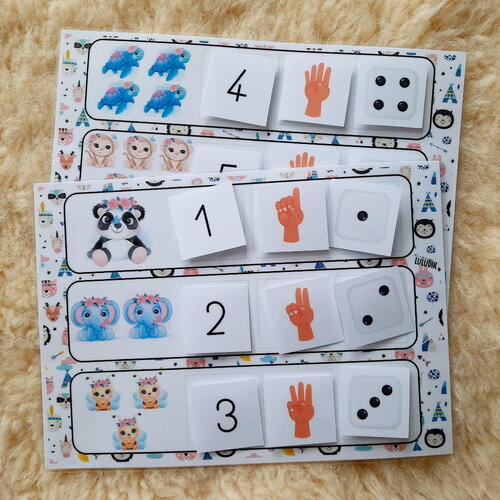 Apprendre à compter jusqu’à 6 – niveau maternelle