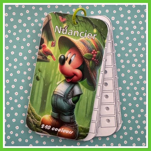 Nuancier pour feutres en 240 couleurs guangna - tooli art - languo - grasp ou toutes autres marques