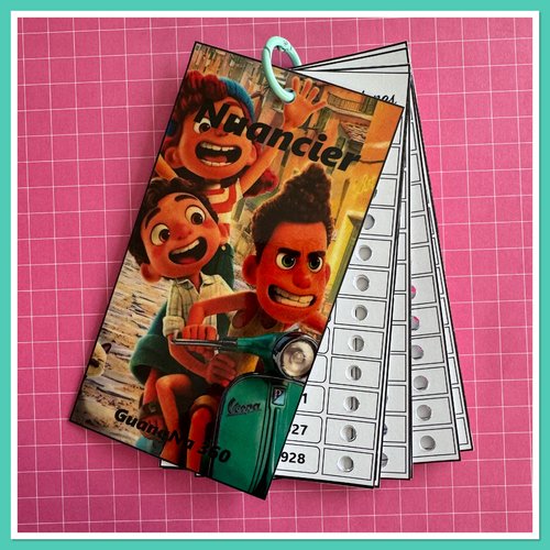 Nuancier pour feutres guangna 360 avec les numéros classés