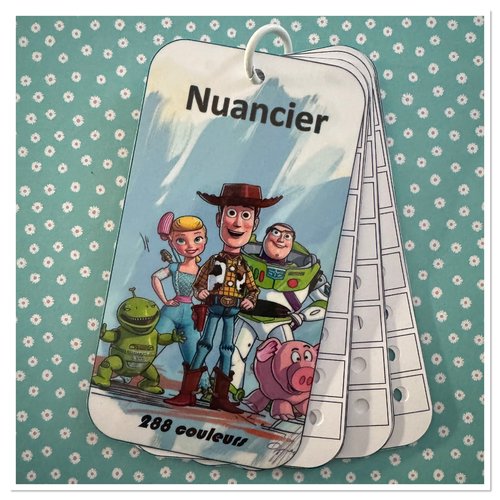 Nuancier pour feutres en 288 couleurs guangna - tooli art - languo - grasp ou toutes autres marques