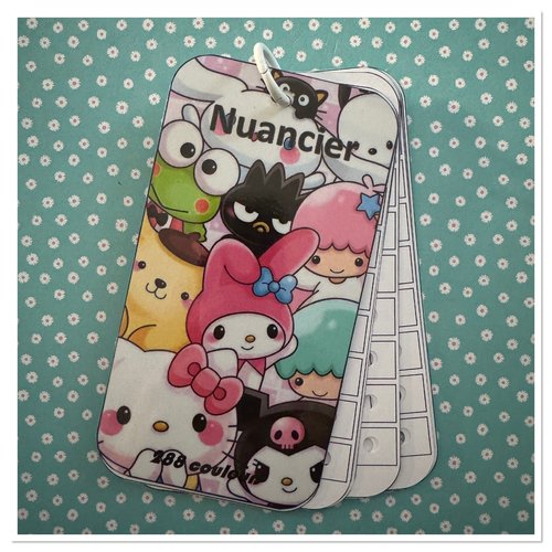 Nuancier pour feutres en 288 couleurs guangna - tooli art - languo - grasp ou toutes autres marques