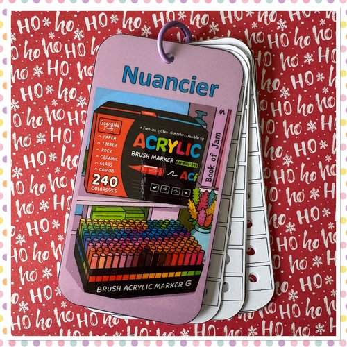 Nuancier pour feutres en 240 couleurs guangna - numéroté - classé par couleurs