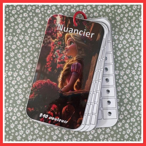 Nuancier pour feutres en 240 couleurs guangna - tooli art - languo - grasp ou toutes autres marques