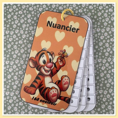 Nuancier pour feutres en 168 couleurs guangna - tooli art - languo - grasp ou toutes autres marques