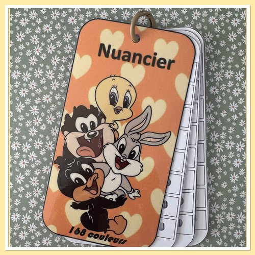 Nuancier pour feutres en 168 couleurs guangna - tooli art - languo - grasp ou toutes autres marques