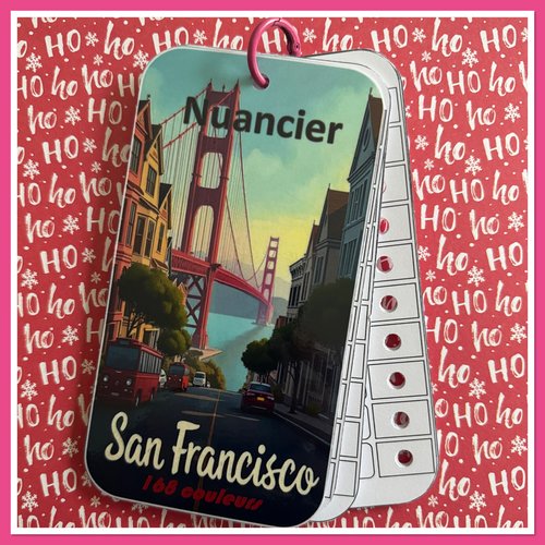 Nuancier pour feutres en 168 couleurs guangna - tooli art - languo - grasp ou toutes autres marques