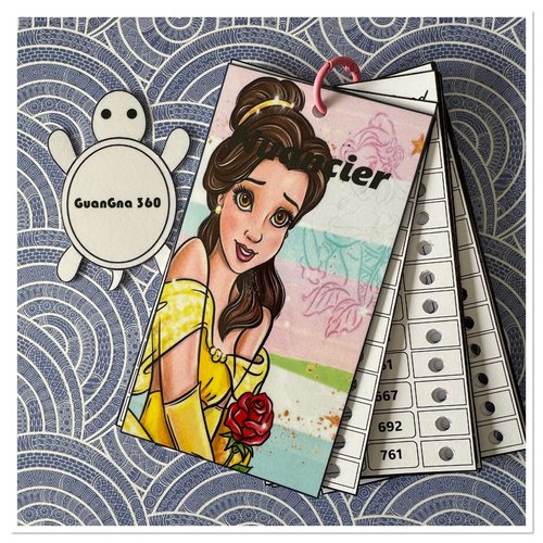 Nuancier pour feutres guangna 360 avec les numéros classés