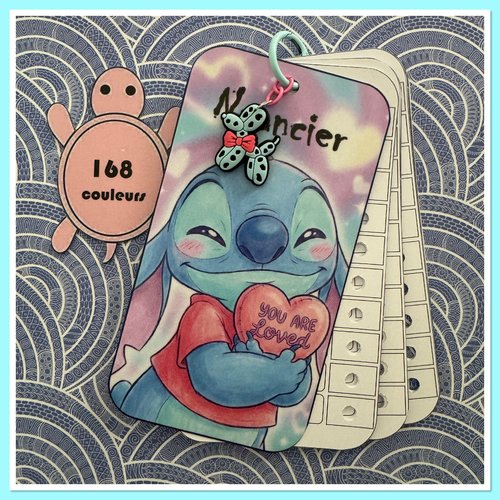 Nuancier pour feutres en 168 couleurs guangna - tooli art - languo - grasp ou toutes autres marques