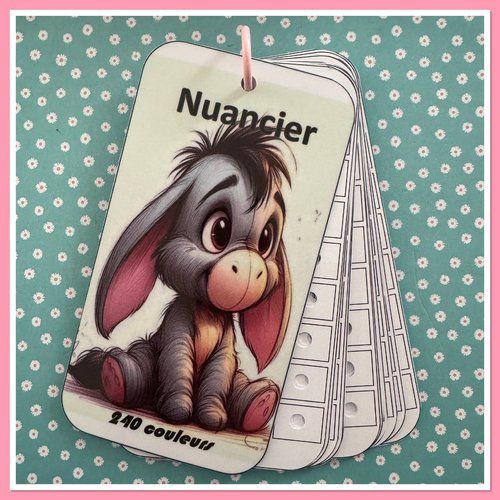 Nuancier pour feutres en 240 couleurs guangna - tooli art - languo - grasp ou toutes autres marques