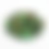 Lot 50 perles rondes en verre nacrees vert appret bijoux 6 mm neuf 