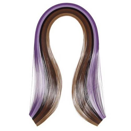 120 bandes papier quilling 5mmx52cm couleurs mix violet loisir creatif scrap diy 