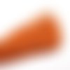 5 mètres de cordon de coton ciré orange fil pour bracelet perles shamballa macramé création bijoux ø 1mm 