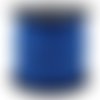 2 metres cordon suedine daim 3 mm x 1.5 mm bleu nuit 