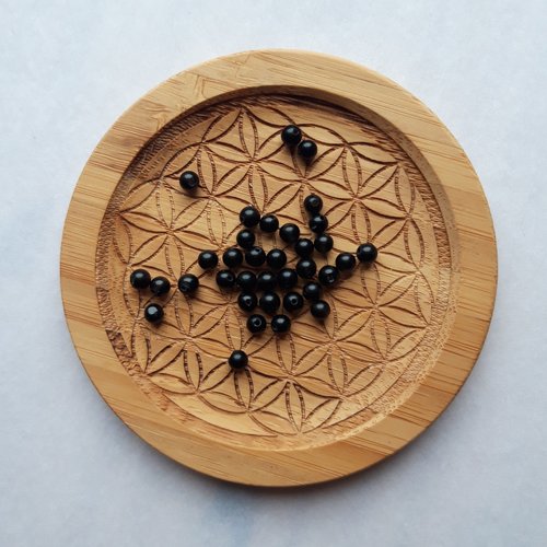 Perles naturelles obsidienne, perles rondes 4/6/8 mm