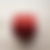 Fil nylon tressé 0.8mm rouge feu