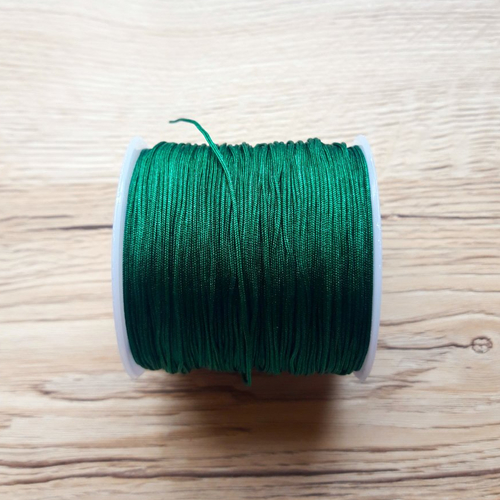 Fil nylon tressé 0.8mm vert