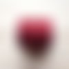Fil nylon tressé 0.8mm rouge vin