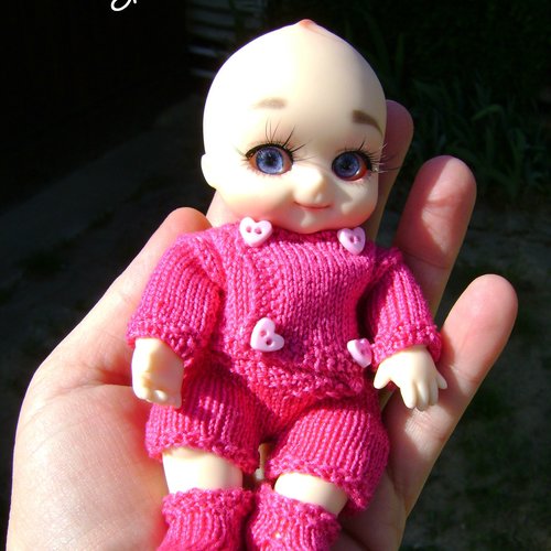117. patron tricot brassière « petit cœur », culotte et chaussons pour poupée nappy choo – fiche pdf