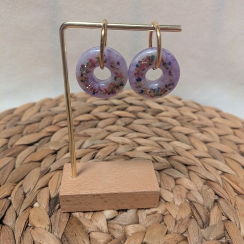 Pampilles résine fait main