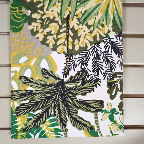 Carnet relié nature vert