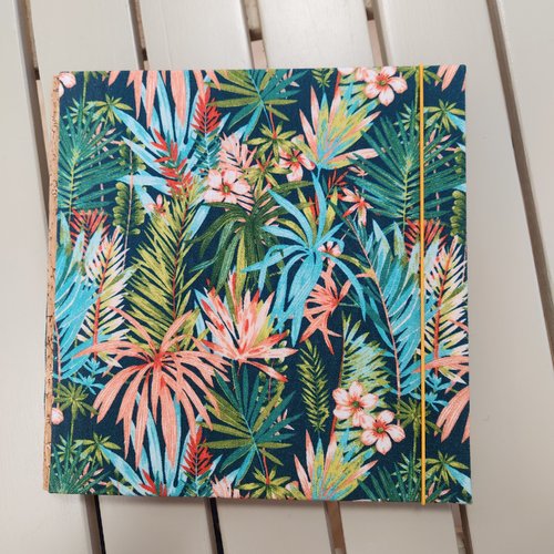 Petit carnet relié jungle