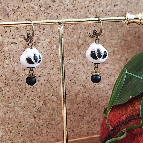 Boucles d'oreille céramique