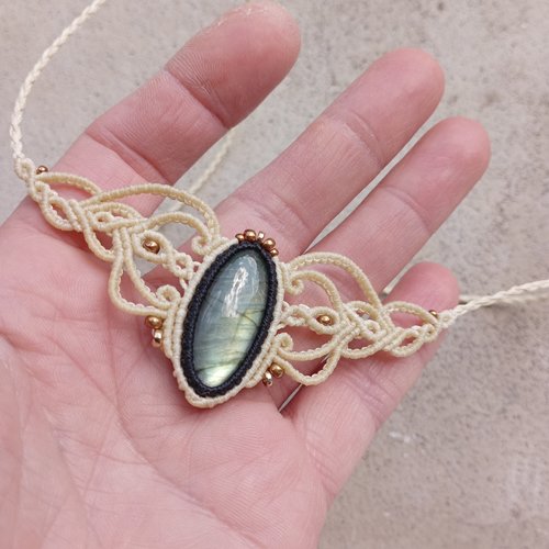 Collier labradorite