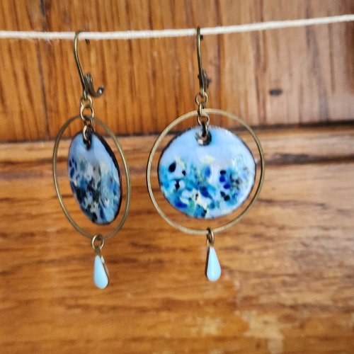 Boucles cuivre émaillé