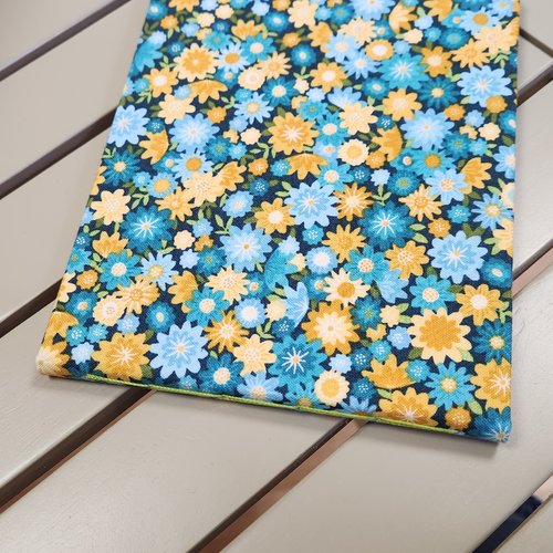 Carnet relié fleurs