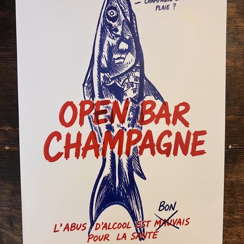 Open bar champagne