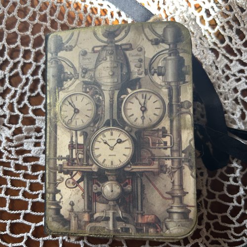Carnet de poche steampunk