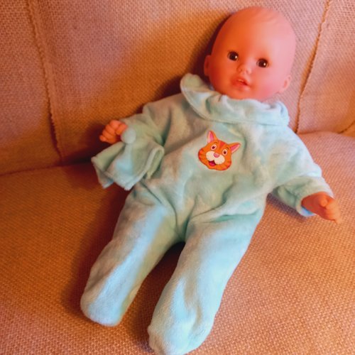 Pyjama poupon corolle 30 cm, habit poupon 30cm, tenue bébé corolle 30 cm, ensemble poupée 30cm