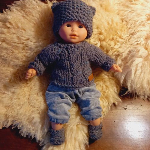 Tenue complète pour poupon corolle 30 cm, ensemble poupée 30 cm