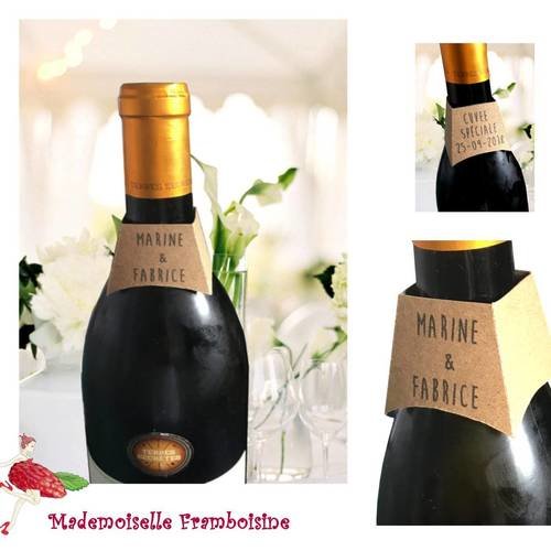 Enveloppe Rectangle Personnalisée avec Doublure Florale, Feuille d'Or,  Champagne