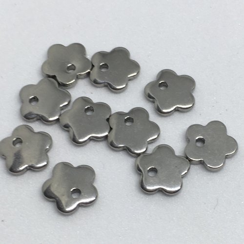 10 tags, breloques, charms 7mm