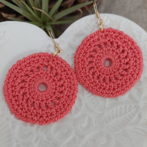 Boucles d'oreilles en crochet - eilean