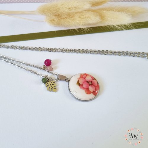Collier "hortensia"