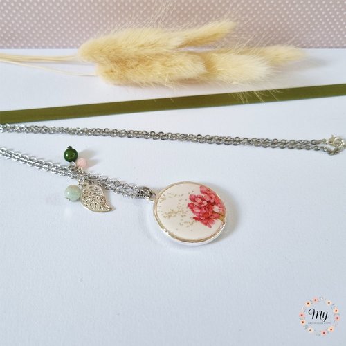 Collier "orchidée"