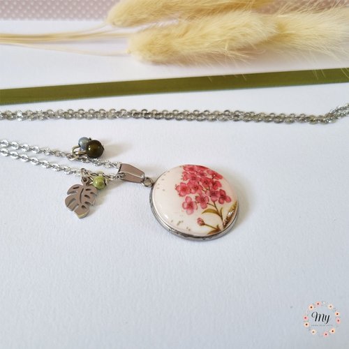 Collier "orchidée"2
