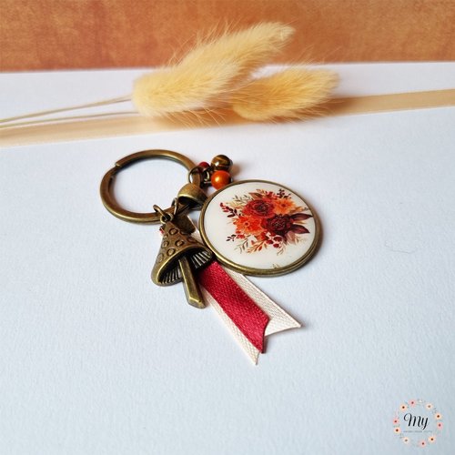 Bijou de sac "bouquet d'automne"