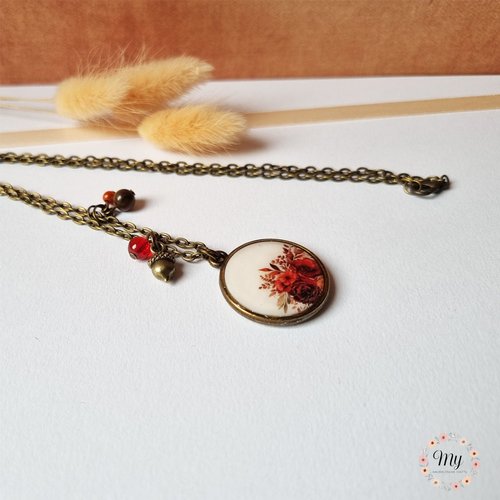 Collier "bouquet d'automne"