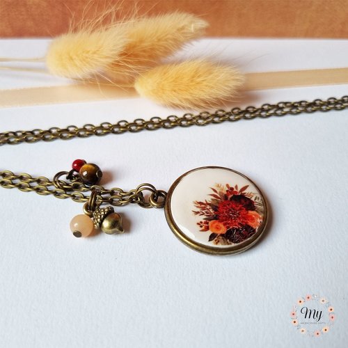 Collier "bouquet d'automne"2