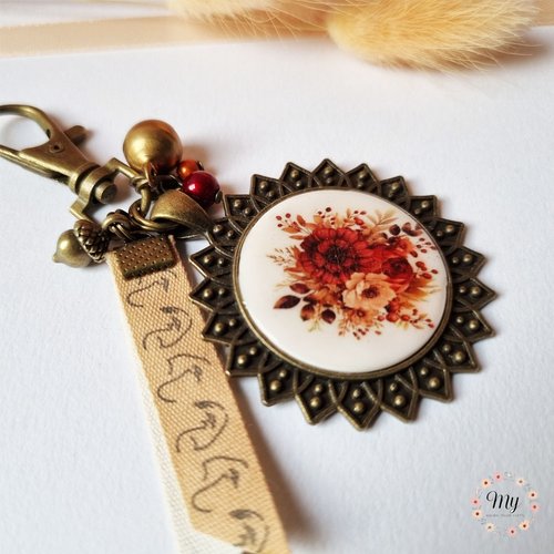 Bijou de sac "bouquet d'automne"2