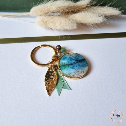 Porte clés "aurore boréale"