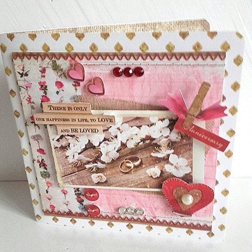 Carte Double 3d St Valentin Anniversaire Mariage Carte Mariage Fiancailles Etc Un Grand Marche