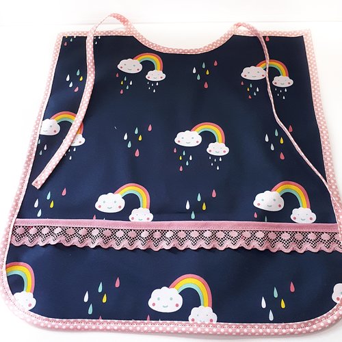 Serviette de table enfant, arcs en ciel, rainbow", serviette de cantine, imperméable, softshell, poche de recueil