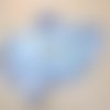 Sac banane vichy bleu et blanc– style estival, pratique, banane bandoulière réglable, sac pour festival, voyage, vacances, balades