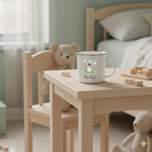 Tasse enfant personnalisée - mug pour garçon - fille décor koala